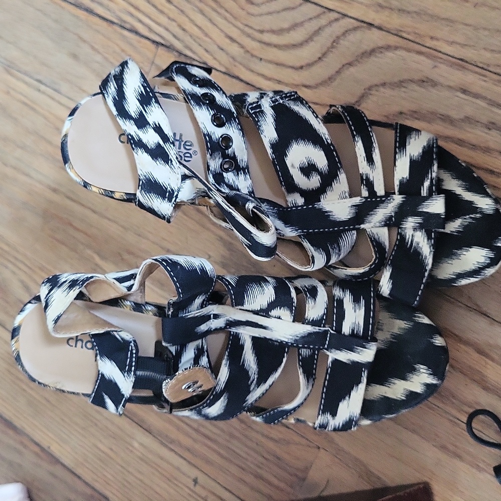 Dollhouse Sandal Womens Size 6 Strappy Wedge